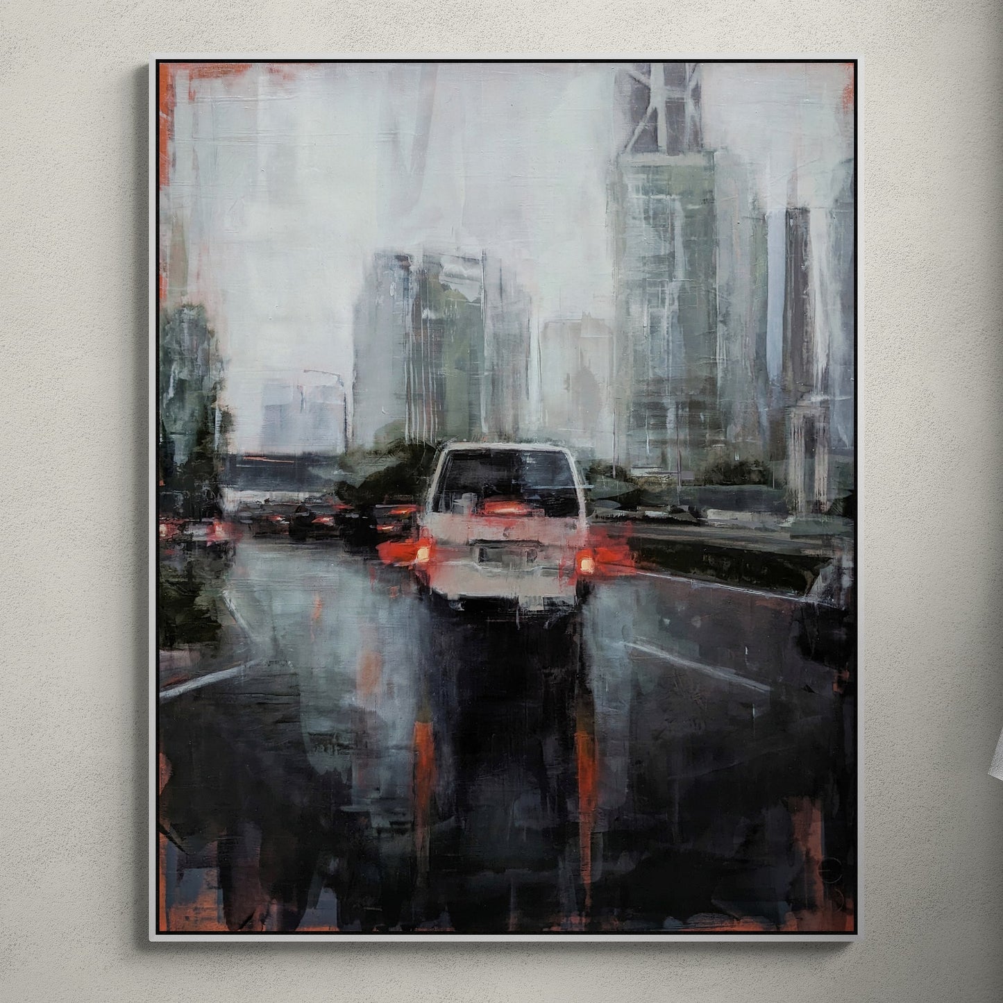 Leinwanddruck: Rain in KL 01
