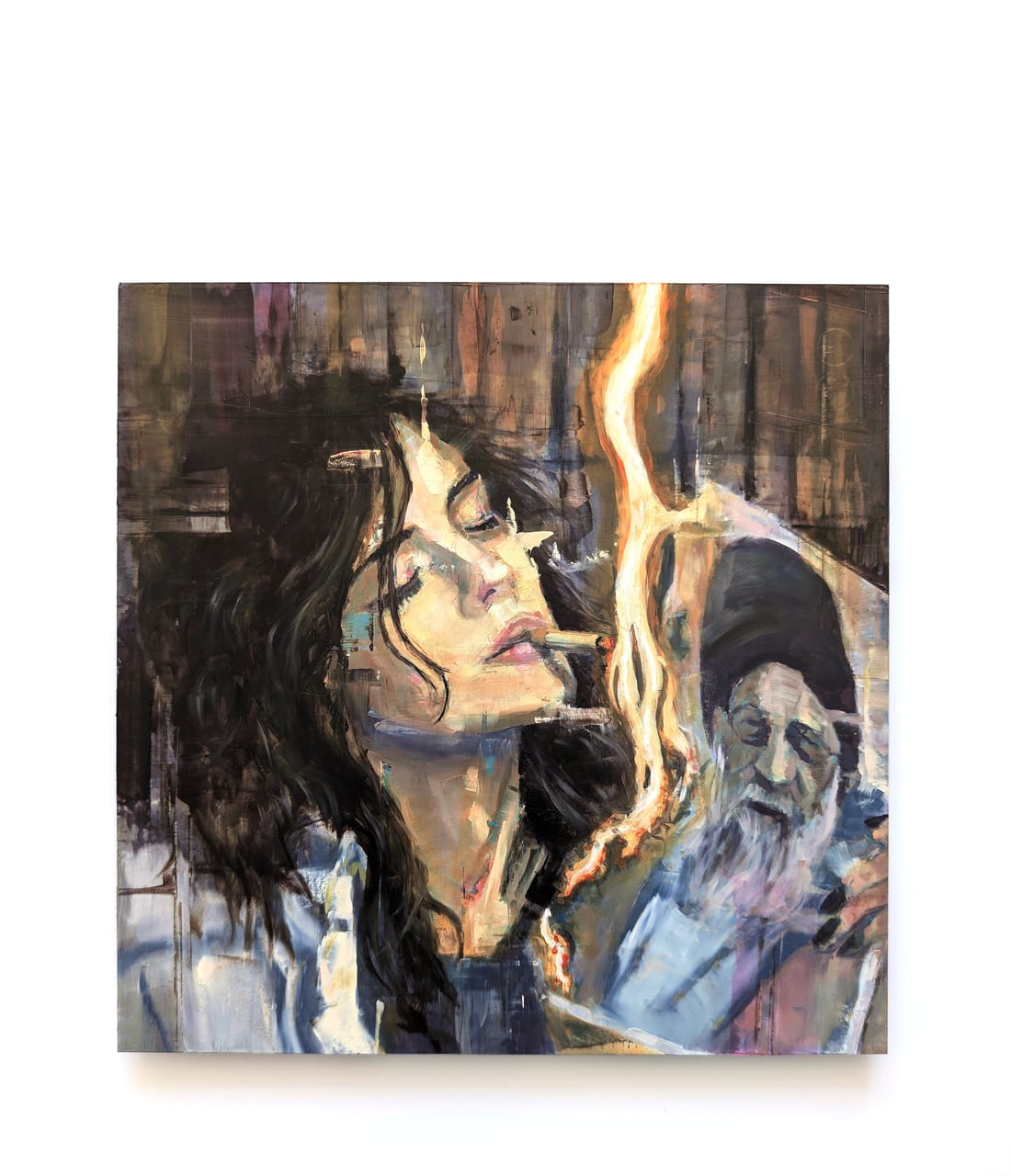 Burn in Hell – Öl auf Alu-Dibond – painting by Eduard Warkentin