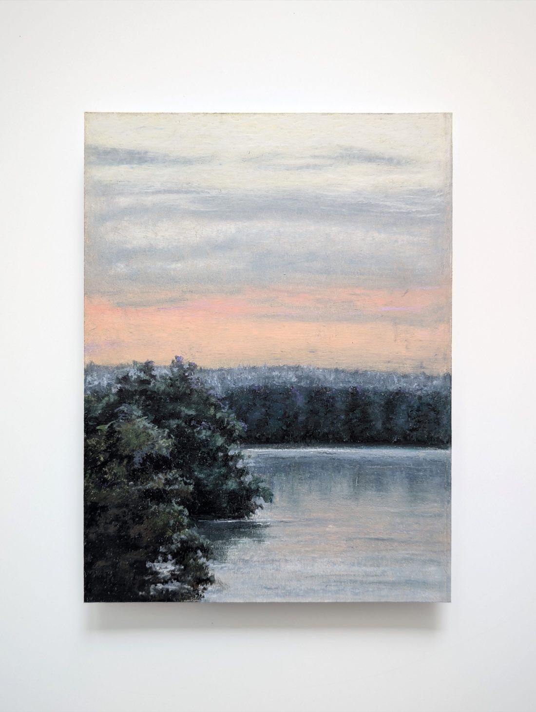 Havelblick II – Ölpastell auf Karton – Gemälde von Eduard Warkentin