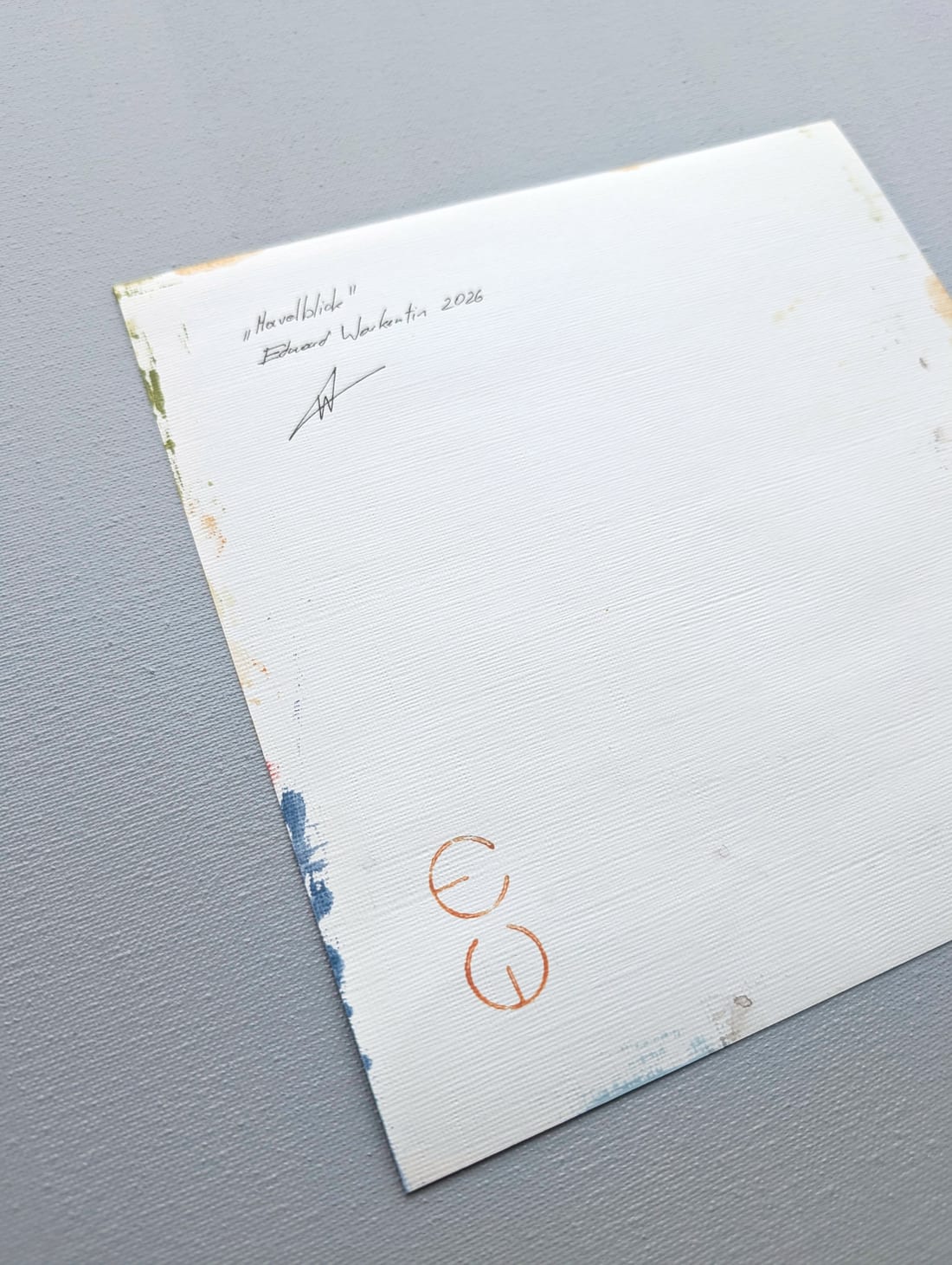 Havelblick – Gouache auf Papier – Gemälde von Eduard Warkentin