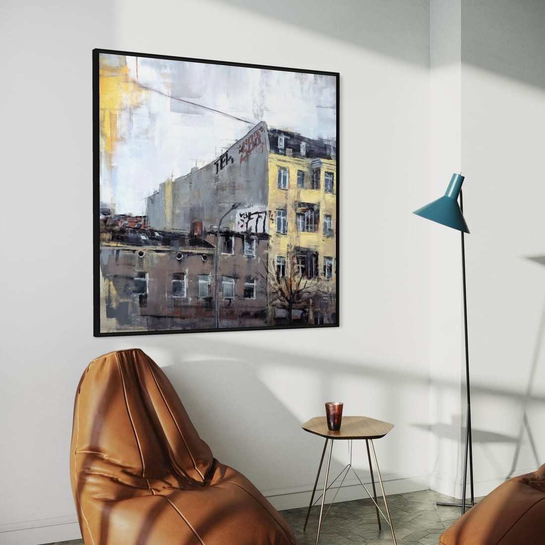 POTSDAM_25_02 – Oil on Dibond – painting by Eduard Warkentin