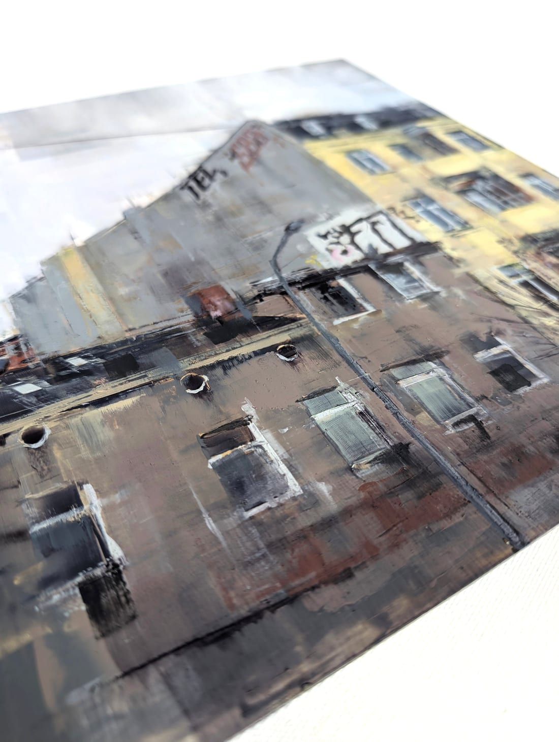 POTSDAM_25_02 – Oil on Dibond – painting by Eduard Warkentin