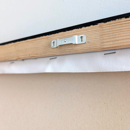 Leinwandbild hinten mit Rahmen und Aufhänger