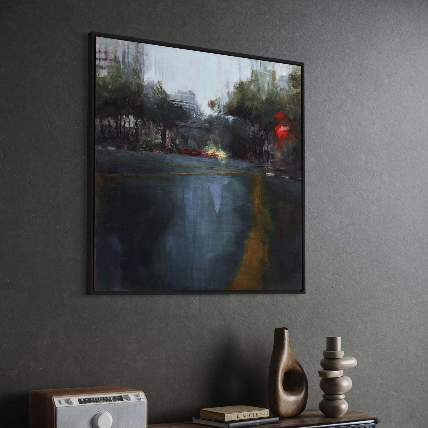 Leinwanddruck: Rain in KL 04