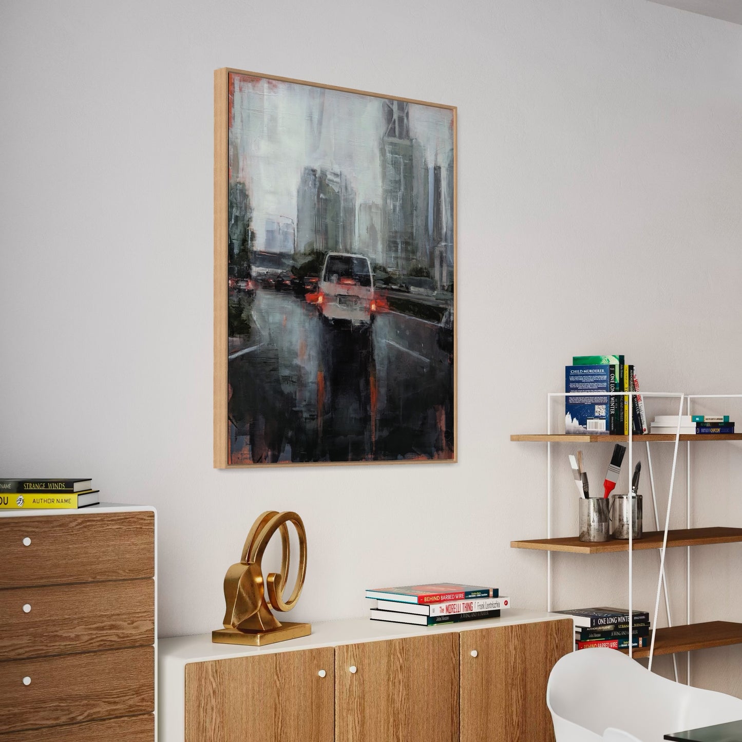 Leinwanddruck: Rain in KL 01