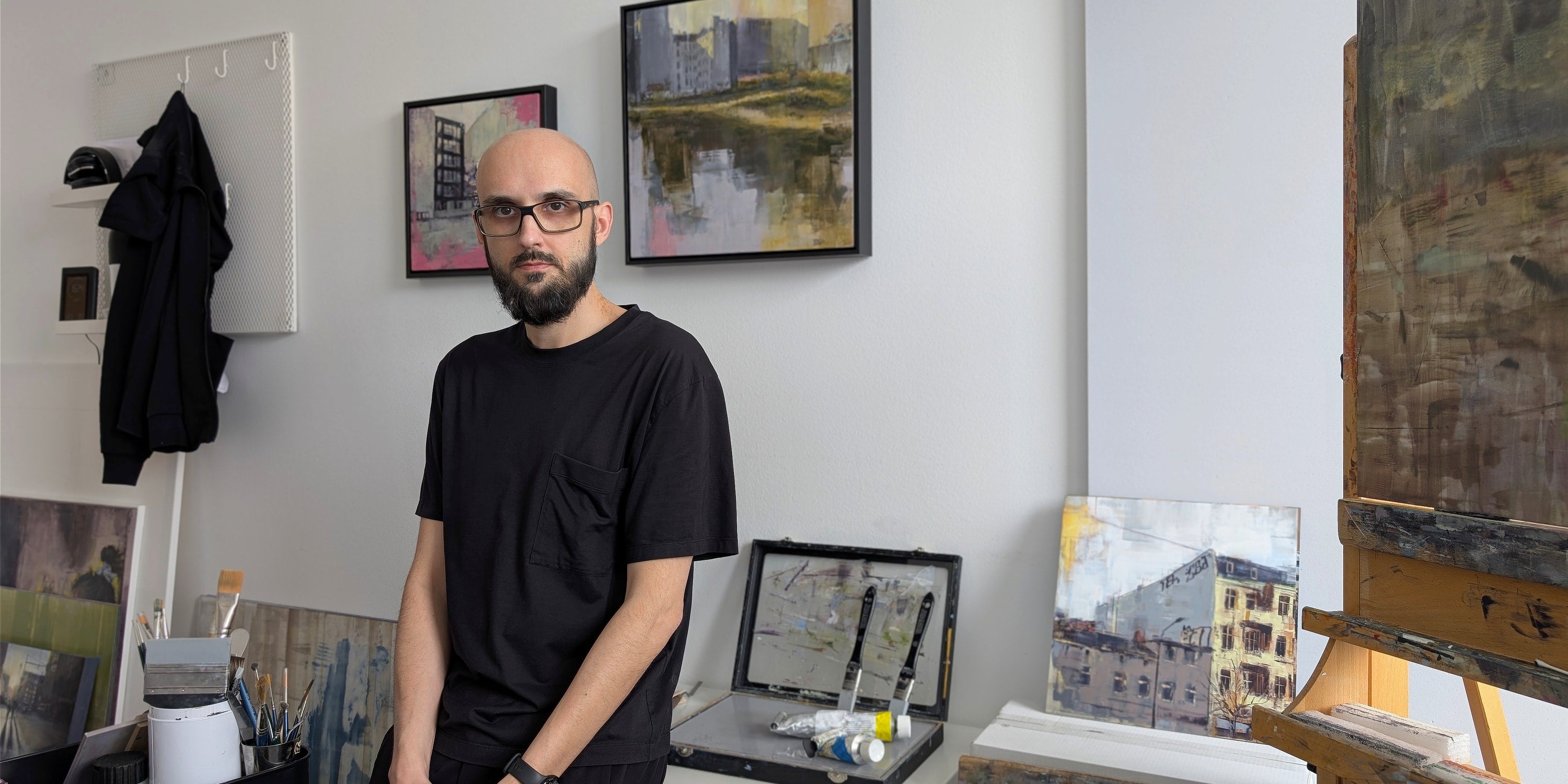 Eduard Warkentin Künstler im Studio