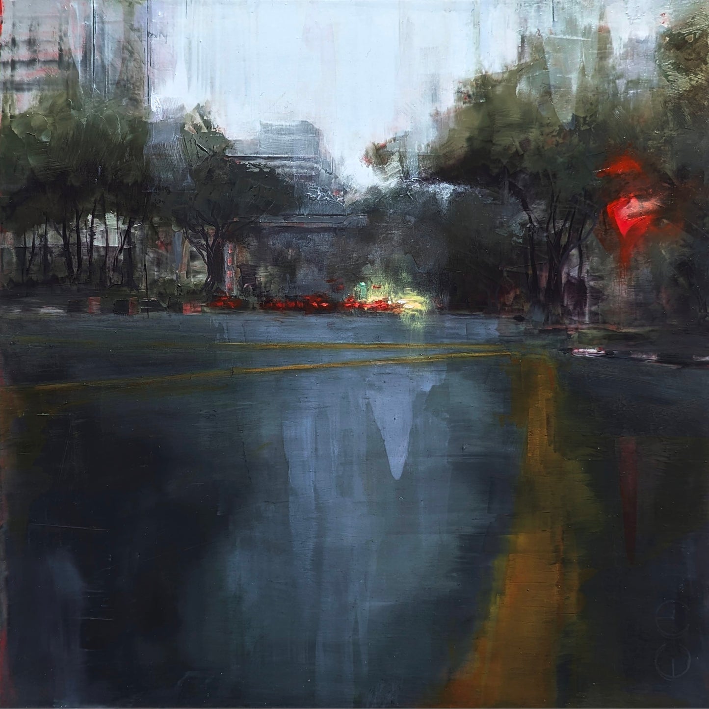 Canvas Print: Rain in KL 04