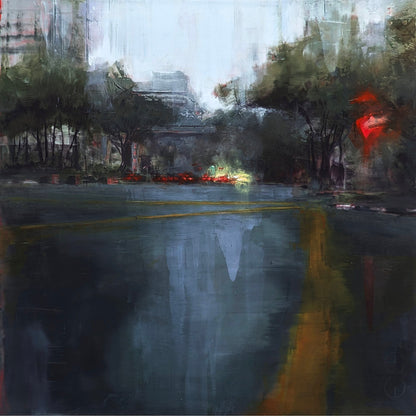 Canvas Print: Rain in KL 04
