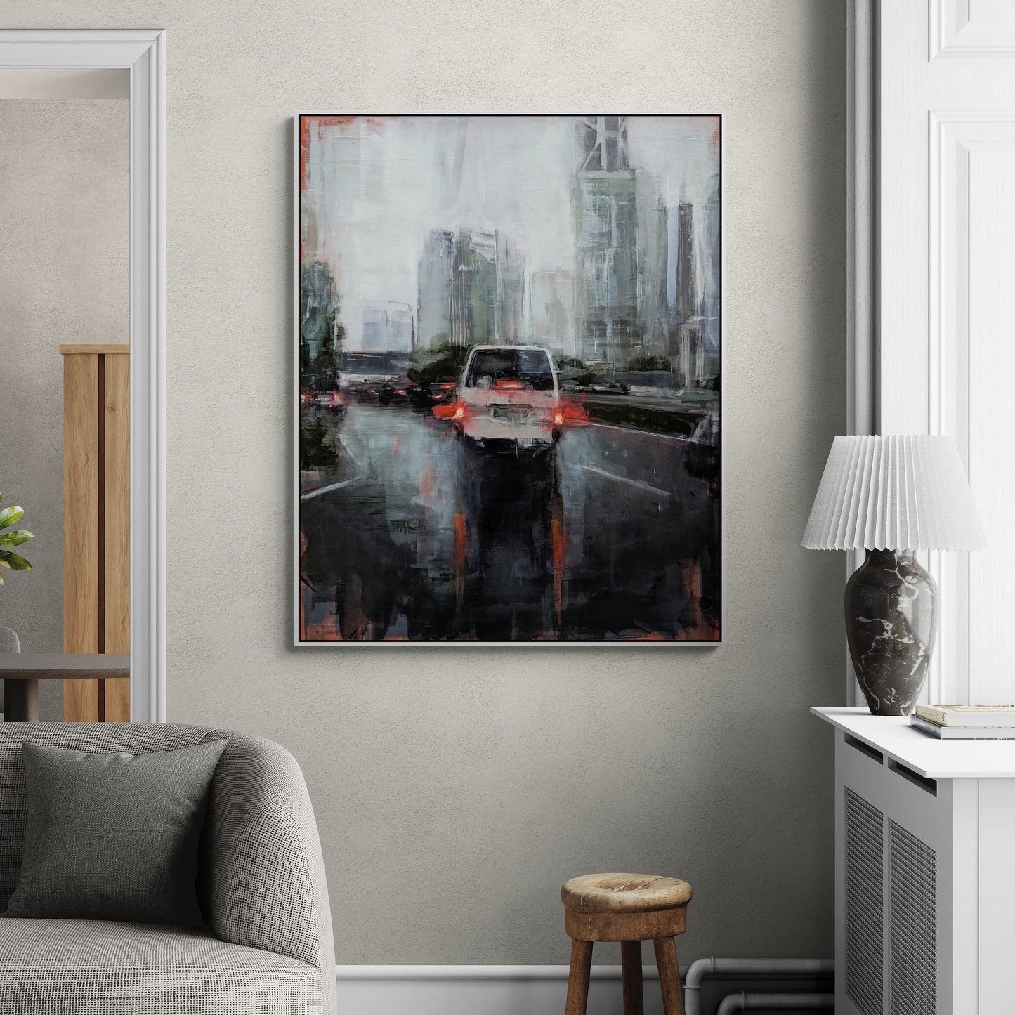 Canvas Print: Rain in KL 01