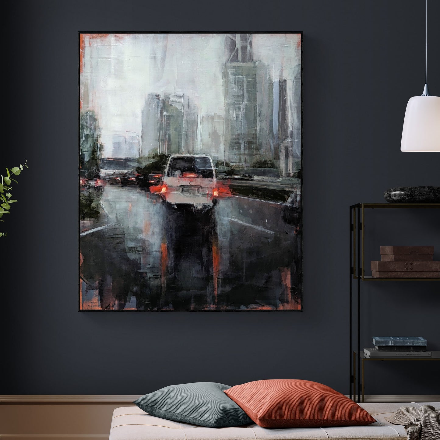 Canvas Print: Rain in KL 01