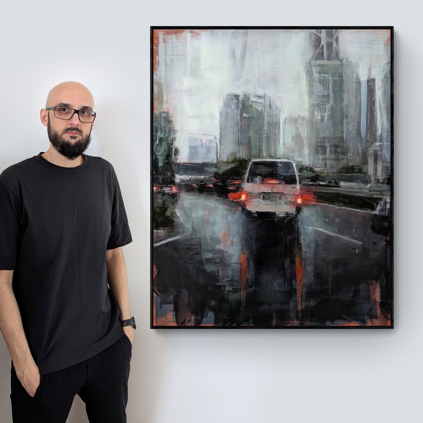 Canvas Print: Rain in KL 01