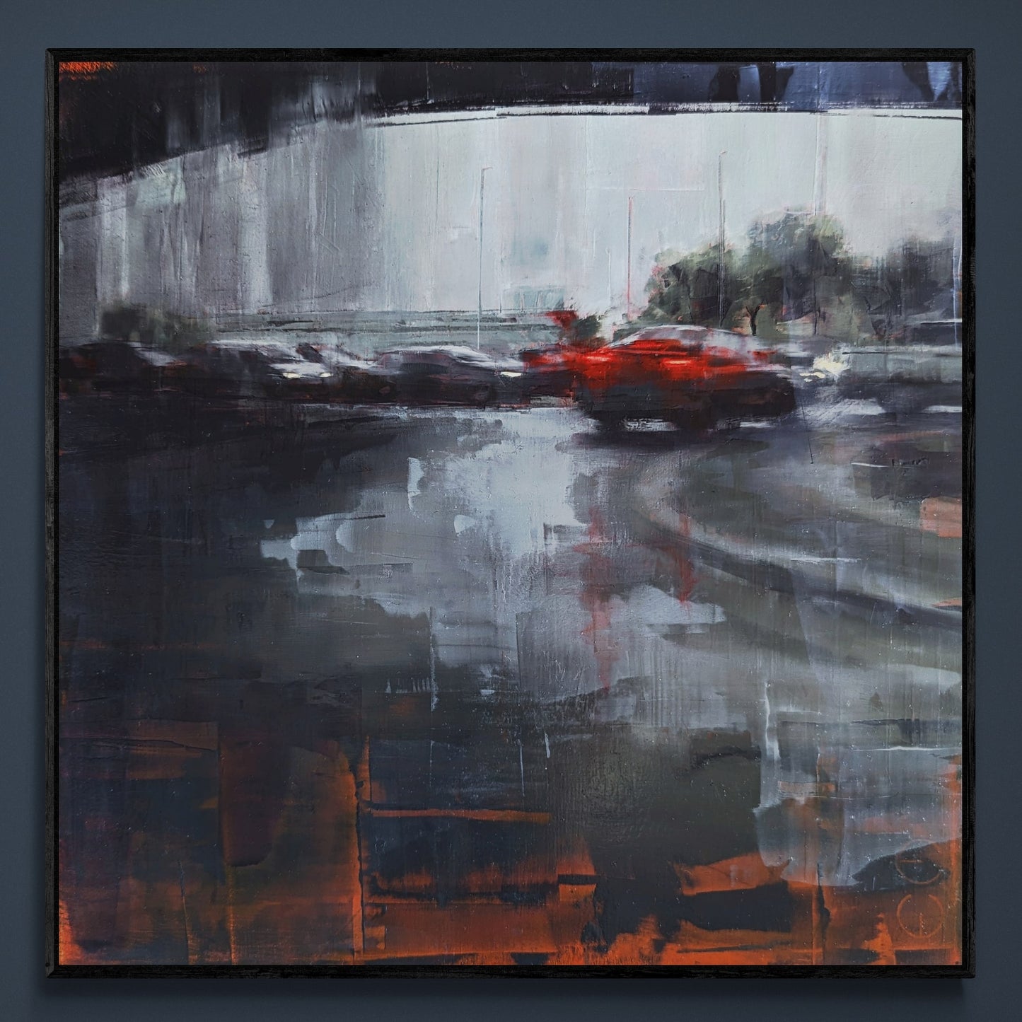 Canvas Print: Rain in KL 02