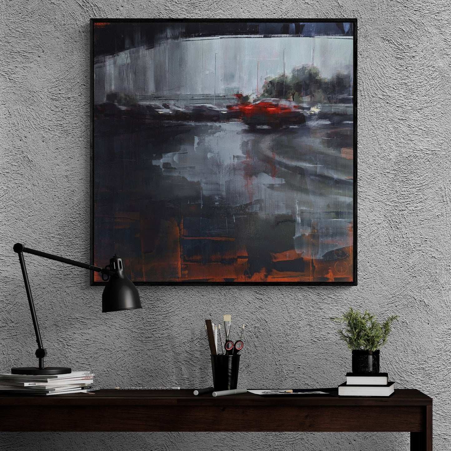 Canvas Print: Rain in KL 02