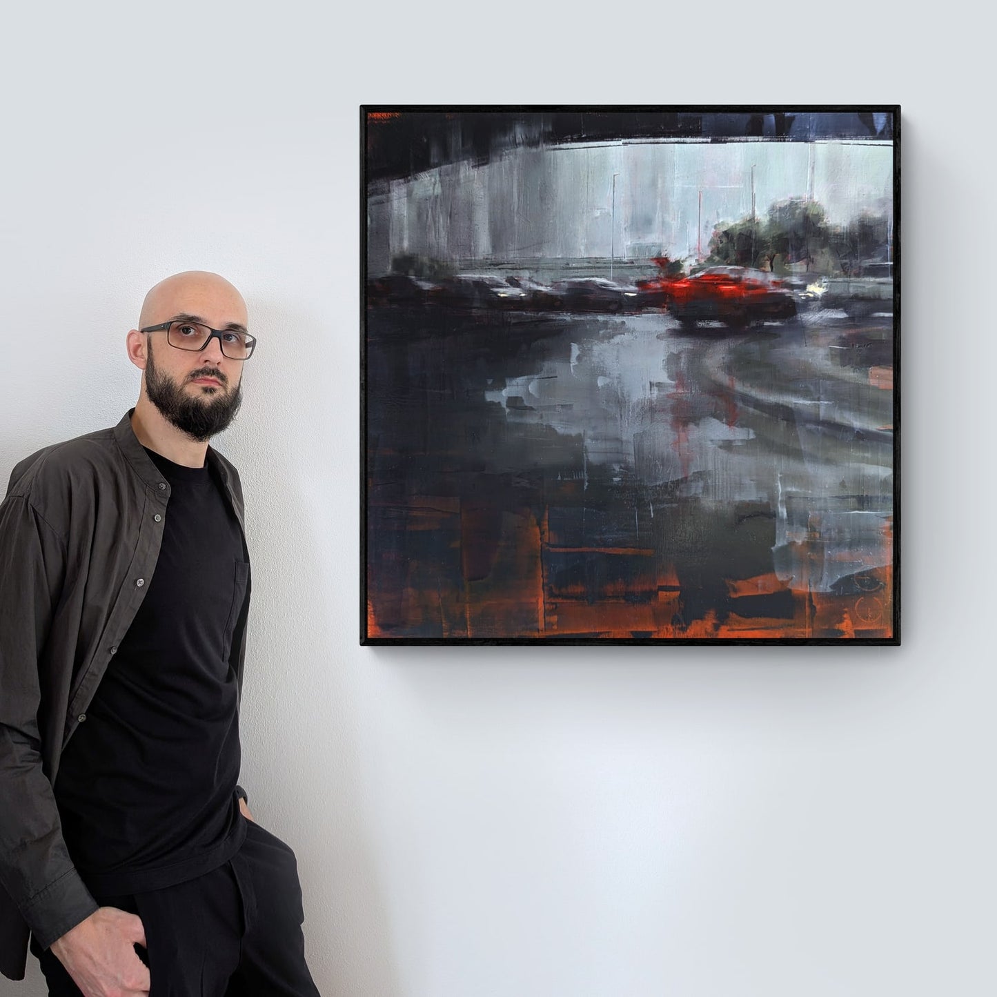 Canvas Print: Rain in KL 02