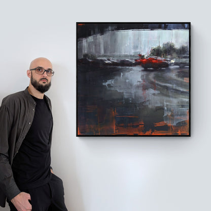 Canvas Print: Rain in KL 02
