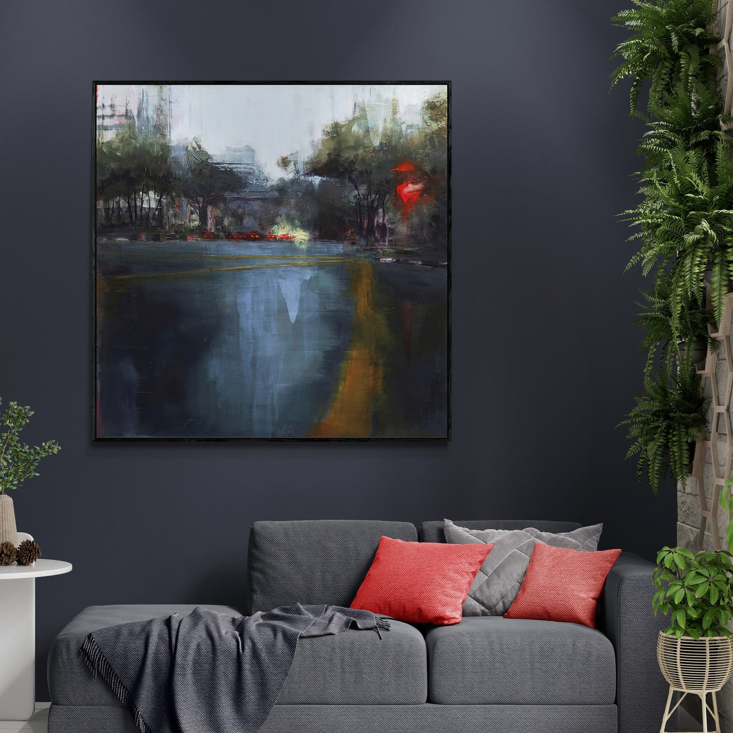 Canvas Print: Rain in KL 04