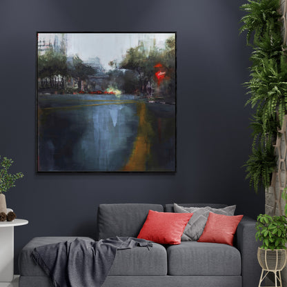 Canvas Print: Rain in KL 04