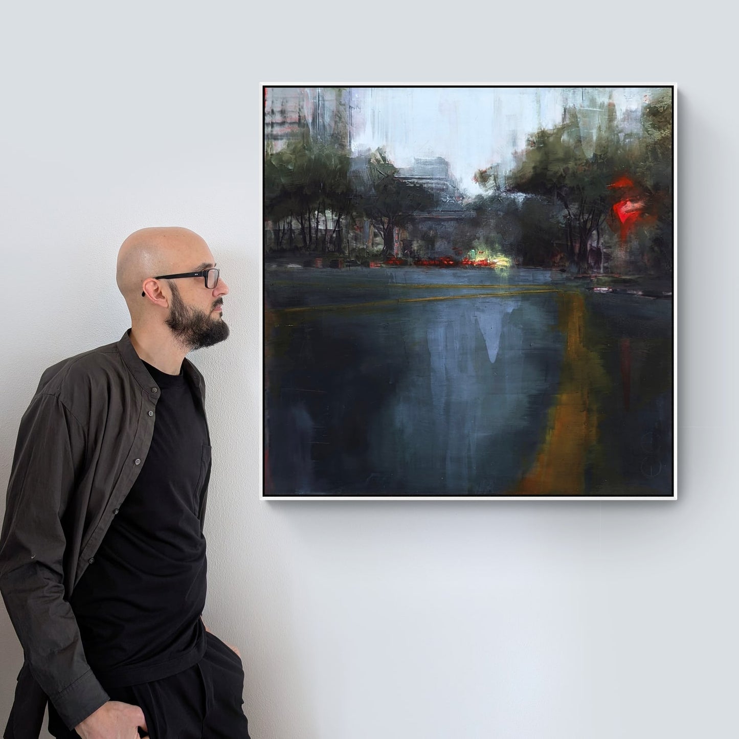 Canvas Print: Rain in KL 04