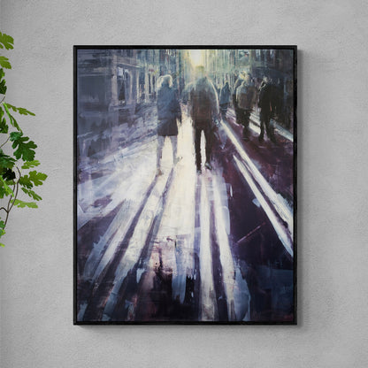 Leinwandbild: Sunset in Berlin
