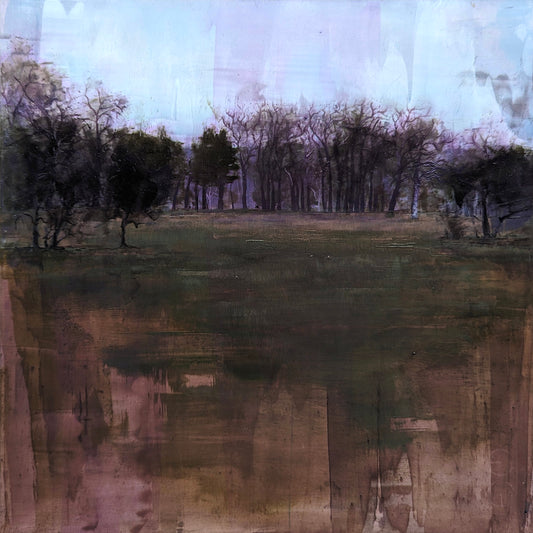 Winter. Dusk. Park. Original