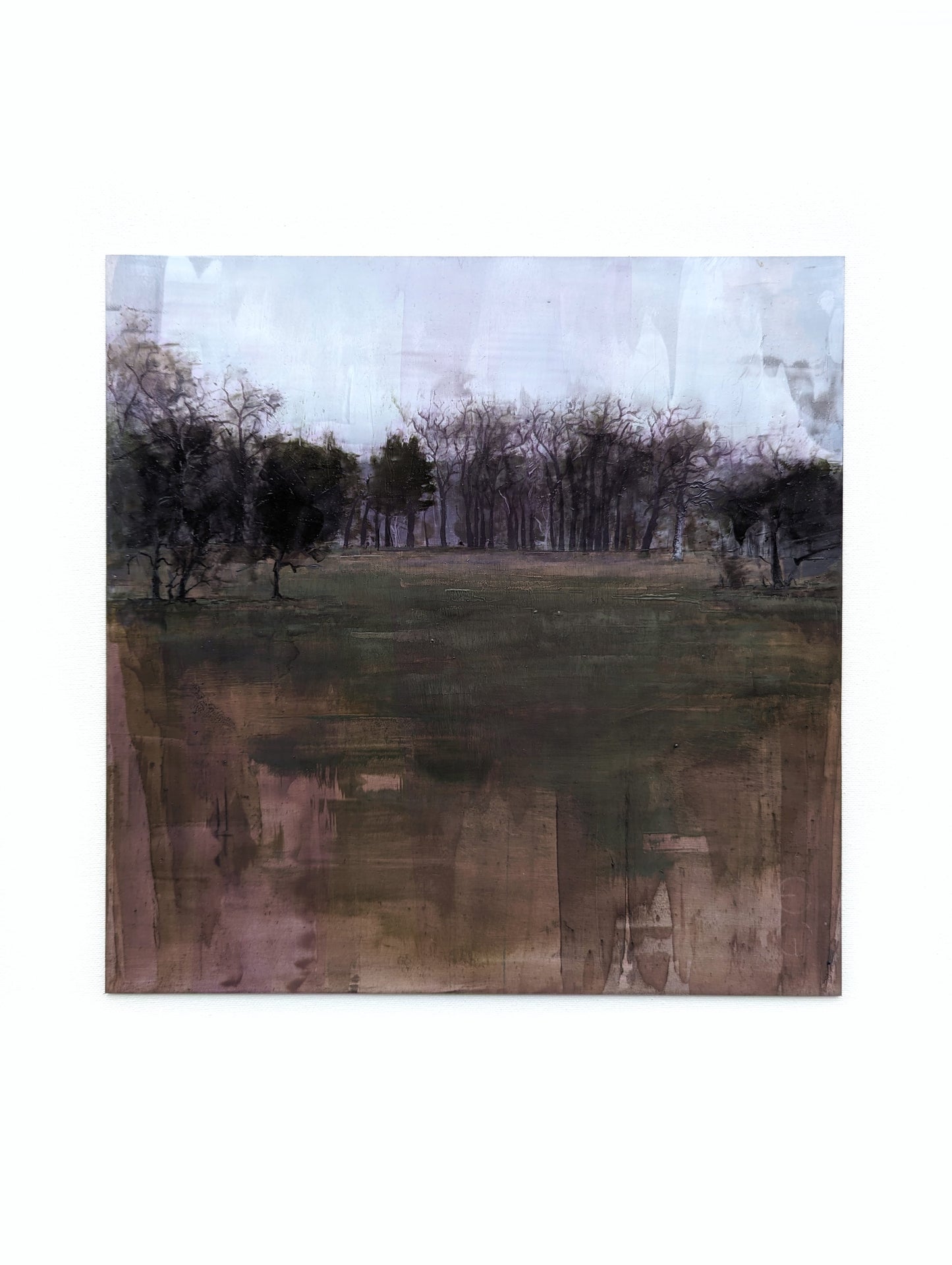 Winter. Dusk. Park. Original