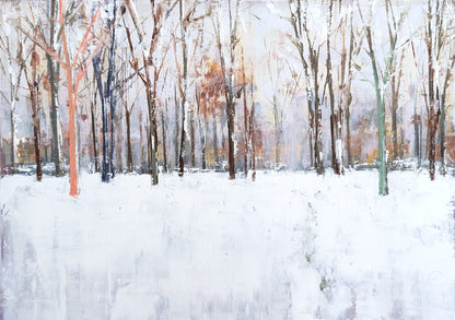 Winter im Park Original