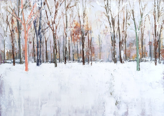 Winter im Park Original