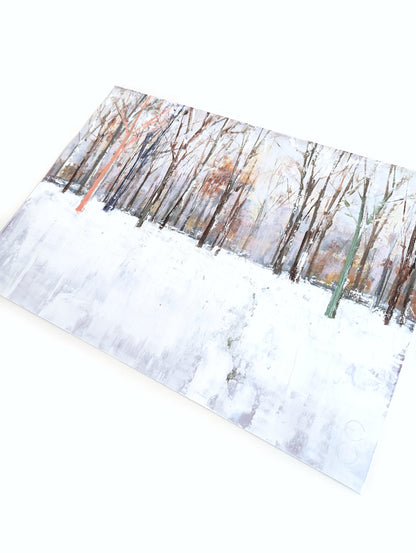 Winter im Park Original