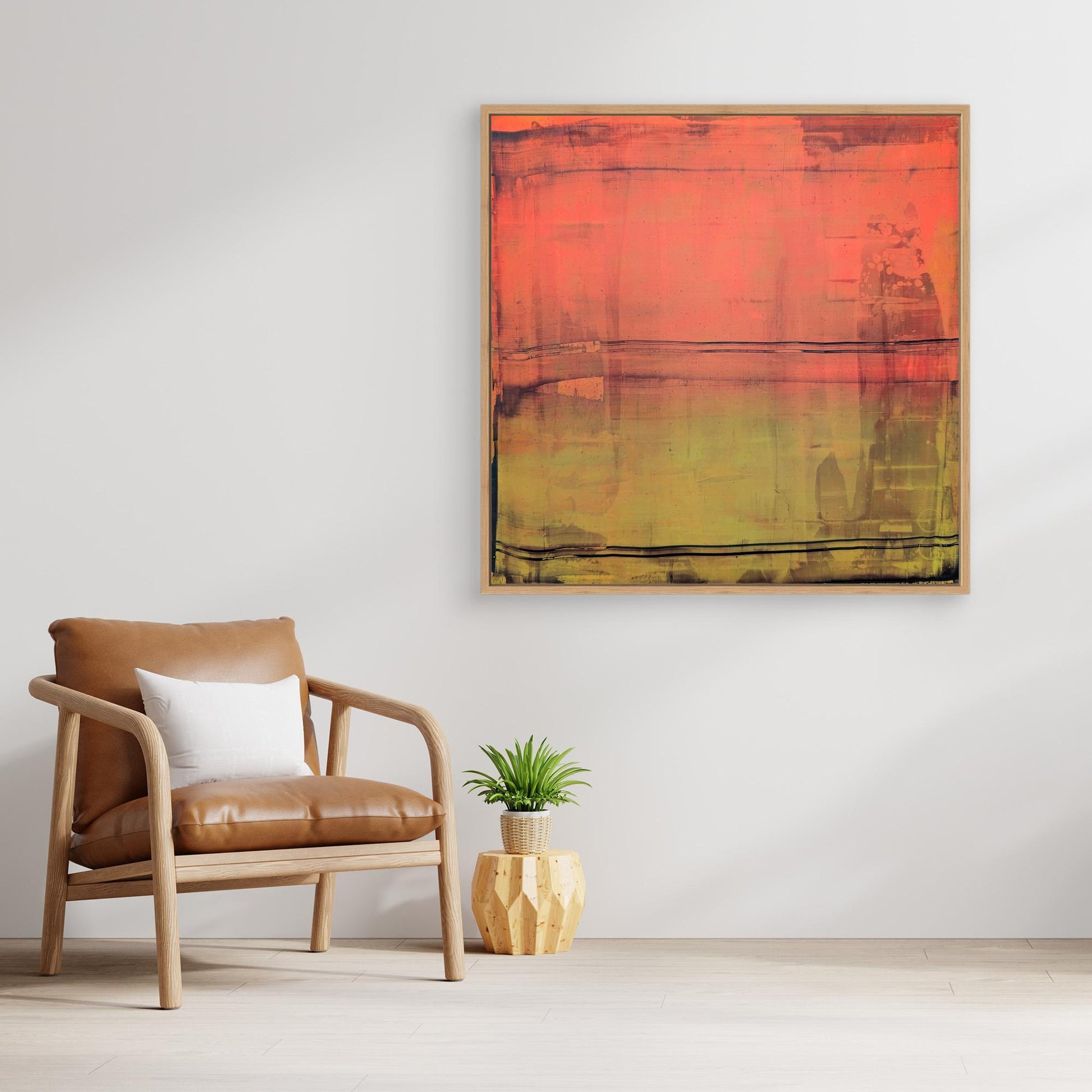 Leinwanddruck: Traces Sunset