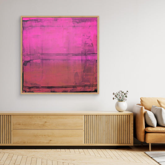 Leinwanddruck: Traces Pink