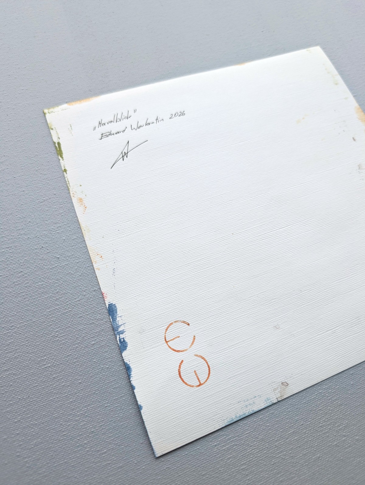 Havelblick – Gouache auf Papier – Gemälde von Eduard Warkentin