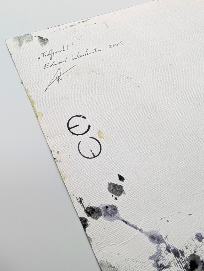 Treffpunkt – Gouache auf Papier – Gemälde von Eduard Warkentin