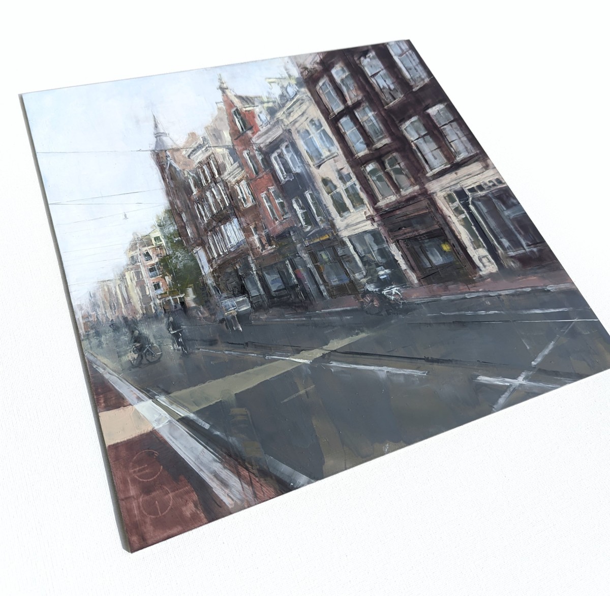 AMSTERDAM_24_01 – Öl auf Alu-Dibond – Gemälde von Eduard Warkentin