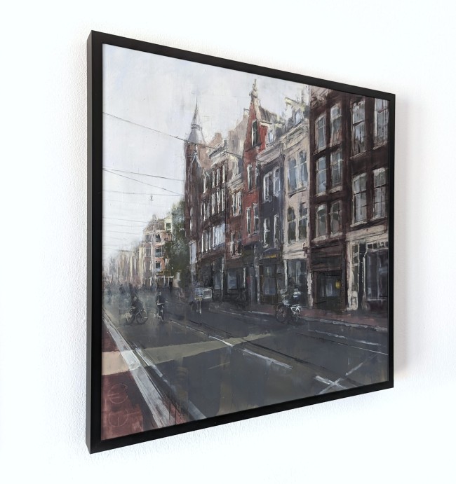 AMSTERDAM_24_01 – Öl auf Alu-Dibond – Gemälde von Eduard Warkentin