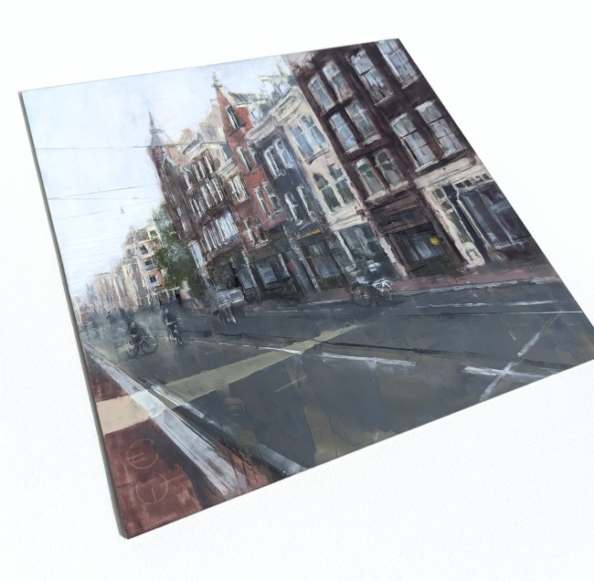 AMSTERDAM_24_01 – Öl auf Alu-Dibond – Gemälde von Eduard Warkentin