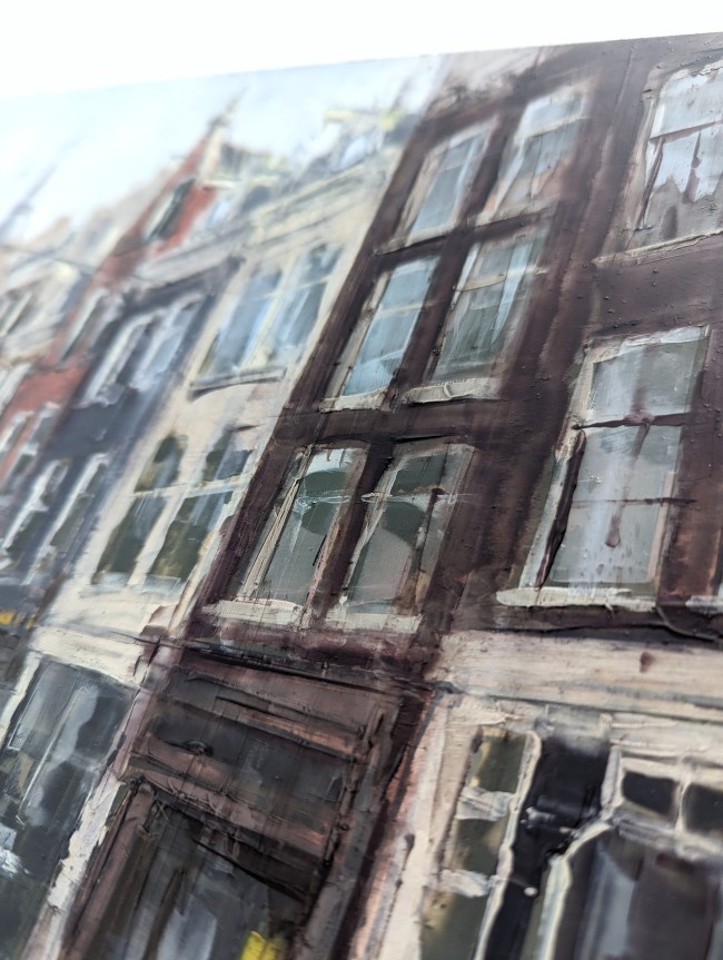 AMSTERDAM_24_01 – Öl auf Alu-Dibond – Gemälde von Eduard Warkentin