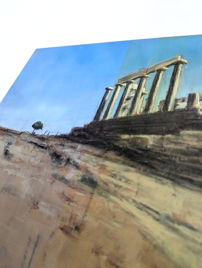 ATHEN_24_02 – Öl auf Alu-Dibond – Gemälde von Eduard Warkentin
