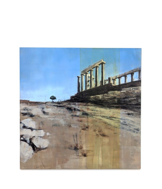 ATHEN_24_02 – Öl auf Alu-Dibond – Gemälde von Eduard Warkentin