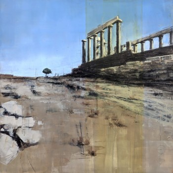 ATHEN_24_02 – Öl auf Alu-Dibond – Gemälde von Eduard Warkentin