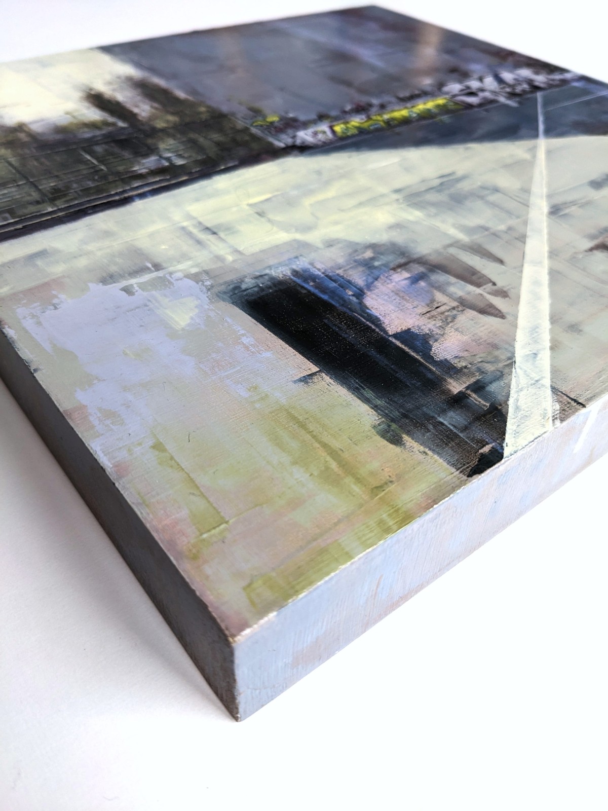 BERLIN_22_01 – Oil on wood – painting by Eduard Warkentin