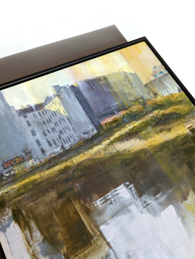 BERLIN_23_01 – Öl auf Holz – Gemälde von Eduard Warkentin
