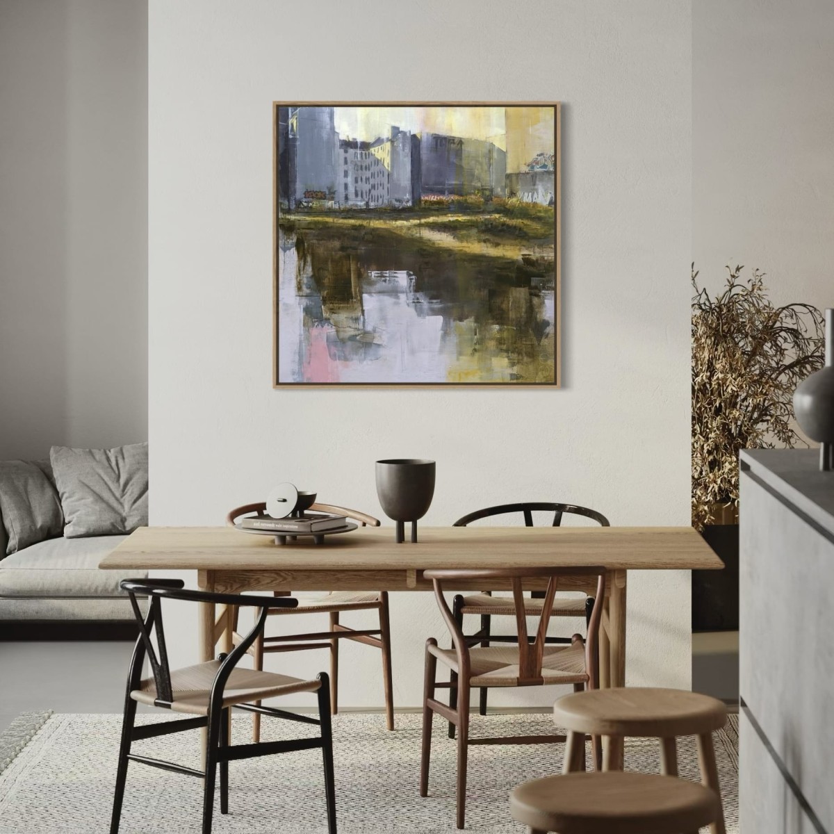 BERLIN_23_01 – Oil on wood – painting by Eduard Warkentin