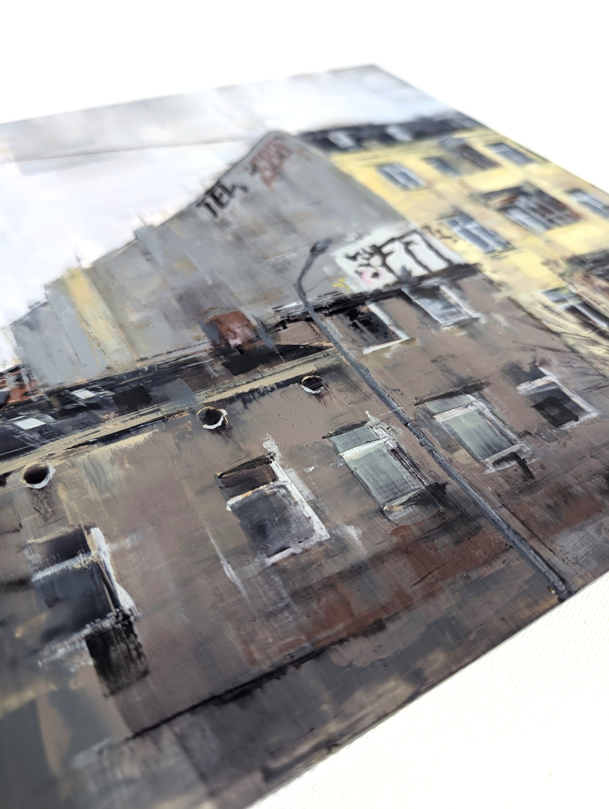 POTSDAM_25_02 – Oil on Dibond – painting by Eduard Warkentin