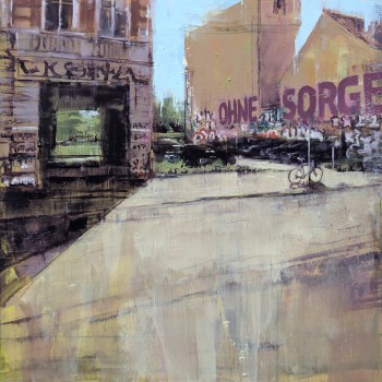 POTSDAM_25_05: Ohne Sorge – Öl auf Alu-Dibond – Gemälde von Eduard Warkentin