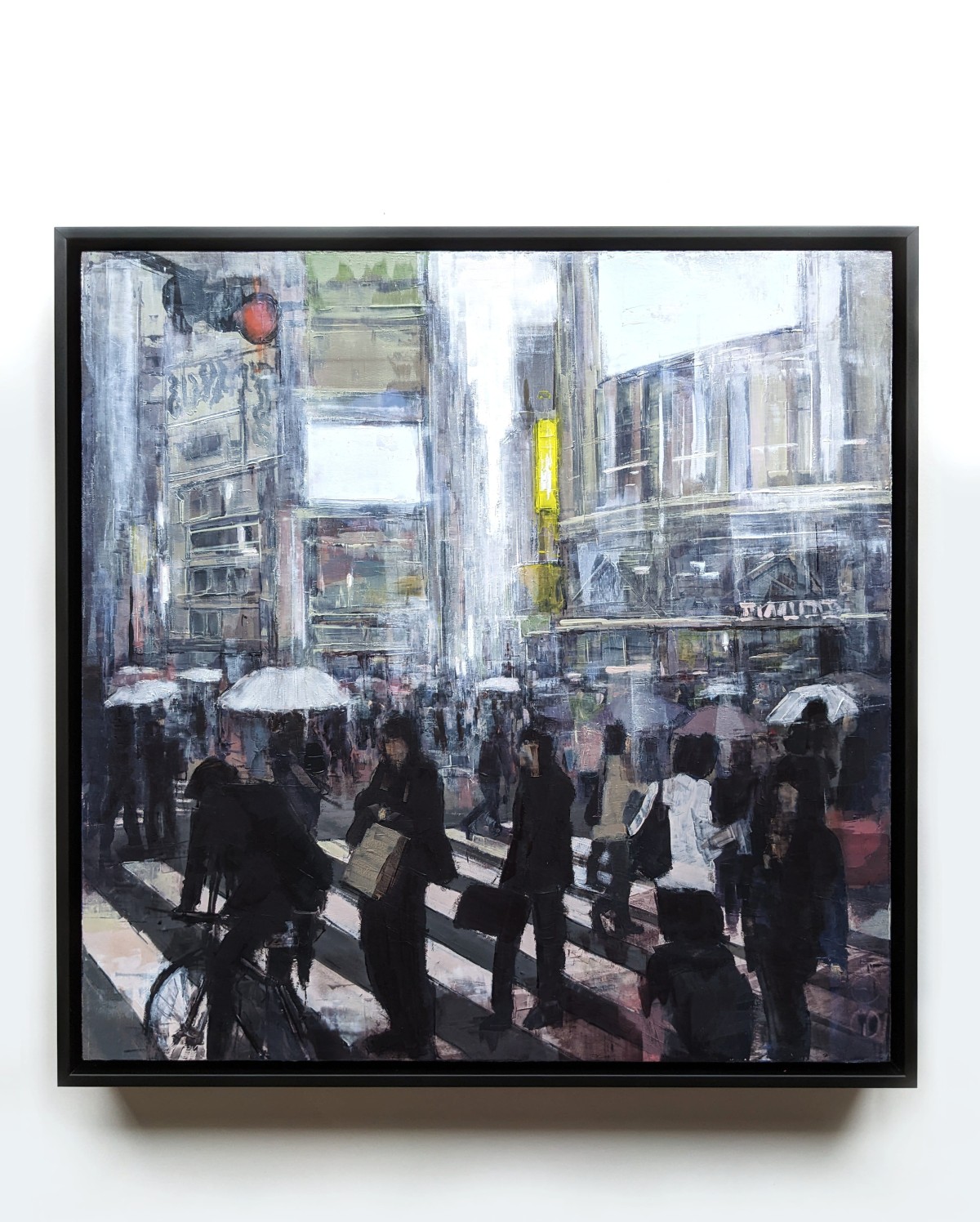 TOKYO_22_02 – Oil on wood – painting by Eduard Warkentin