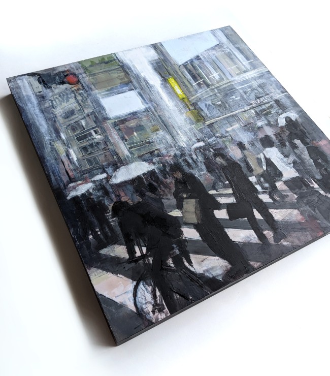 TOKYO_22_02 – Öl auf Holz – Gemälde von Eduard Warkentin